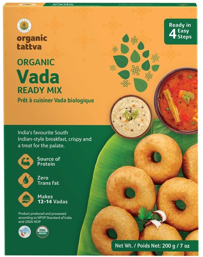 [OG56] ORGANIC TATTVA VADA READY MIX 7OZ