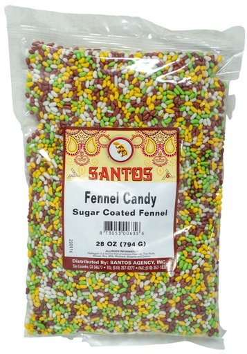 [PN114D] SANTOS SWEET FENNEL CANDY 28OZ