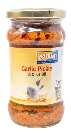 [PC27] ASHOKA GARLIC PICKLE IN OLIVE OIL 300GM