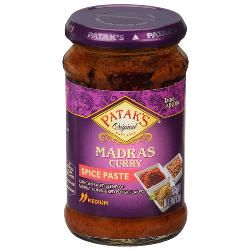 [PC170] PATAK MADRASS CURRY PASTE 10OZ