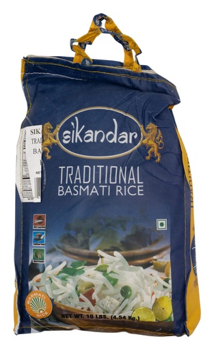 [RC50] SIKANDAR TRADITIONAL BASMATI 10LB