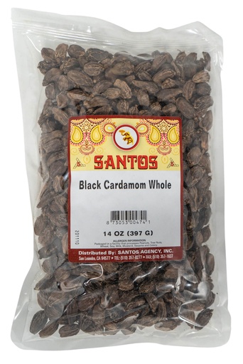 [SP14C] SANTOS BLACK CARDAMOM WHOLE 14OZ