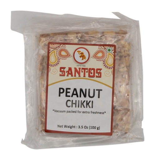 [SN46] SANTOS PEANUT CHIKKI 100GM