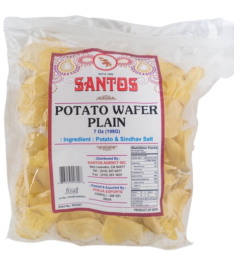 [SN49] SANTOS POTATO WAFER PLAIN 200GM