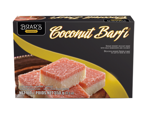 [FR339] BRAR'S COCONUT BARFI 350GM (SRP $6.99)