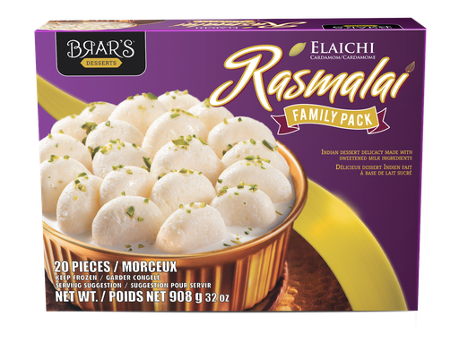 [FR347] BRAR'S ELAICHI RASMALAI FP 908GM (SRP $10.99)